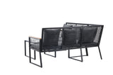 Ocean Hoekloungeset - Zwart - Loungesets - Rebellenclub