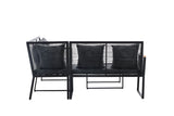 Ocean Hoekloungeset - Zwart - Loungesets - Rebellenclub