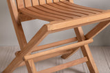 Olea Inklapbare Tuinstoel - Naturel Hout - Tuinstoelen - Rebellenclub