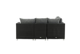 Orion Hoekloungeset - Zwart - Loungesets - Rebellenclub
