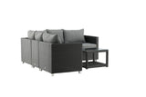 Orion Hoekloungeset - Zwart - Loungesets - Rebellenclub