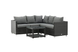 Orion Hoekloungeset - Zwart - Loungesets - Rebellenclub