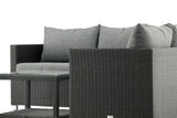 Orion Hoekloungeset - Zwart - Loungesets - Rebellenclub