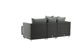 Orion Hoekloungeset - Zwart - Loungesets - Rebellenclub