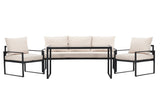 Pelmo Loungeset - Zwart - Loungesets - Rebellenclub