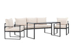 Pelmo Loungeset - Zwart - Loungesets - Rebellenclub