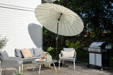 Poppy Parasol - ø270 cm - Beige  - Parasols - Rebellenclub