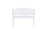 Priz Tuinbankje - 100 x 60cm - Wit - Tuinbanken - Rebellenclub