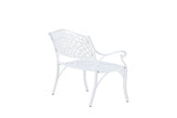 Priz Tuinbankje - 100 x 60cm - Wit - Tuinbanken - Rebellenclub