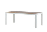 Rama Tuintafel - 200 x 100cm - Wit - Rechthoekige Eetkamertafels - Rebellenclub