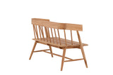 Reed Tuinbankje - 122 x 58cm - Naturel Hout - Tuinbanken - Rebellenclub