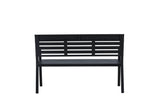 Rost Tuinbankje - 125x 60cm - Zwart - Tuinbanken - Rebellenclub