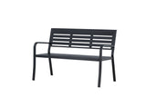 Rost Tuinbankje - 125x 60cm - Zwart - Tuinbanken - Rebellenclub