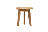 Salsa Buitenbijzettafel - ø40cm - Naturel Hout - Bijzettafels - Rebellenclub