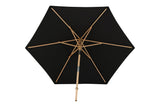 Santi Parasol - ø250cm - Zwart - Parasols - Rebellenclub