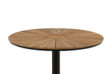 Skala Tuintafel - ø120cm - Naturel Hout - Ronde Eetkamertafels - Rebellenclub