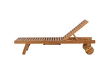 Solario Tuin Ligbed - Naturel Hout - Ligstoelen - Rebellenclub