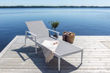 Solis Tuin Ligbed - Set van 2 - Wit - Ligstoelen - Rebellenclub