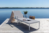 Solis Tuin Ligbed - Set van 2 - Wit - Ligstoelen - Rebellenclub