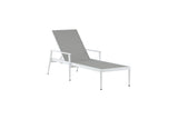 Solis Tuin Ligbed - Set van 2 - Wit - Ligstoelen - Rebellenclub