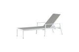 Solis Tuin Ligbed - Set van 2 - Wit - Ligstoelen - Rebellenclub