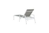 Solis Tuin Ligbed - Set van 2 - Wit - Ligstoelen - Rebellenclub