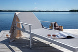 Solis Tuin Ligbed - Set van 2 - Wit - Ligstoelen - Rebellenclub