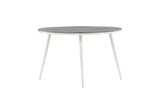 Solis Tuintafel - ø120cm - Wit Grijs - Ronde Eetkamertafels - Rebellenclub