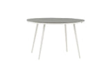 Solis Tuintafel - ø120cm - Wit Grijs - Ronde Eetkamertafels - Rebellenclub