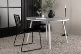 Solis Tuintafel - ø120cm - Wit Grijs - Ronde Eetkamertafels - Rebellenclub
