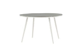 Solis Tuintafel - ø120cm - Wit Grijs - Ronde Eetkamertafels - Rebellenclub