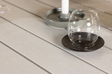 Solis Tuintafel - 205 x 90cm - Wit - Rechthoekige Eetkamertafels - Rebellenclub