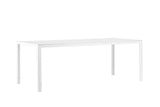 Solis Tuintafel - 205 x 90cm - Wit - Rechthoekige Eetkamertafels - Rebellenclub