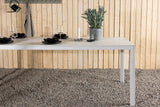 Solis Tuintafel - 205 x 90cm - Wit - Rechthoekige Eetkamertafels - Rebellenclub