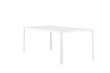 Solis Tuintafel - 205 x 90cm - Wit - Rechthoekige Eetkamertafels - Rebellenclub