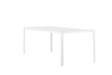 Solis Tuintafel - 205 x 90cm - Wit - Rechthoekige Eetkamertafels - Rebellenclub