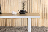 Solun Tuintafel - 200 x 90cm - Wit - Rechthoekige Eetkamertafels - Rebellenclub