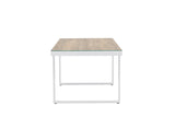 Solun Tuintafel - 200 x 90cm - Wit - Rechthoekige Eetkamertafels - Rebellenclub