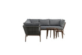 Syros Hoekloungeset - Bruin - Loungesets - Rebellenclub