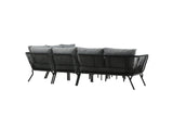 Syros Hoekloungeset - Zwart - Loungesets - Rebellenclub