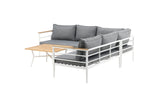 Tonga Hoekloungeset - Wit - Loungesets - Rebellenclub