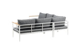 Tonga Hoekloungeset - Wit - Loungesets - Rebellenclub