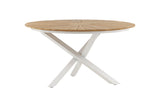 Tonga Tuintafel - ø140cm - Wit - Ronde Eetkamertafels - Rebellenclub