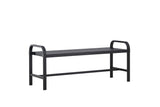 Troy Tuinbankje - 125 x 42cm - Zwart - Tuinbanken - Rebellenclub