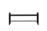 Troy Tuinbankje - 125 x 42cm - Zwart - Tuinbanken - Rebellenclub