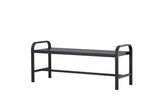 Troy Tuinbankje - 125 x 42cm - Zwart - Tuinbanken - Rebellenclub