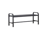 Troy Tuinbankje - 125 x 42cm - Zwart - Tuinbanken - Rebellenclub