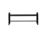 Troy Tuinbankje - 125 x 42cm - Zwart - Tuinbanken - Rebellenclub