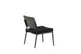 Vesper Tuin Loungestoel - Set van 2 - Zwart - Loungestoelen - Rebellenclub