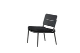 Vesper Tuin Loungestoel - Set van 2 - Zwart - Loungestoelen - Rebellenclub